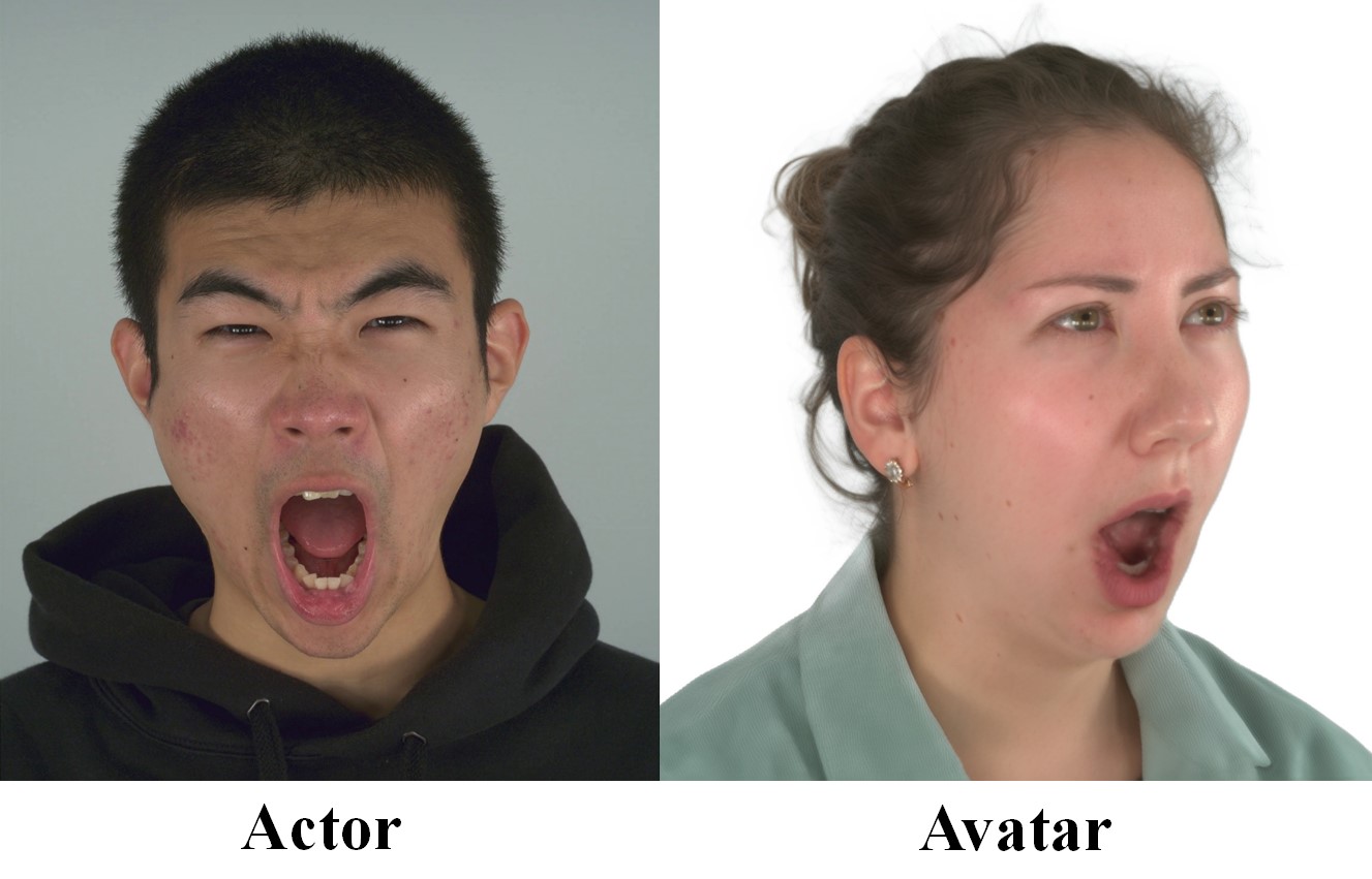 Failure case: our method produce relatively less exaggerated results.