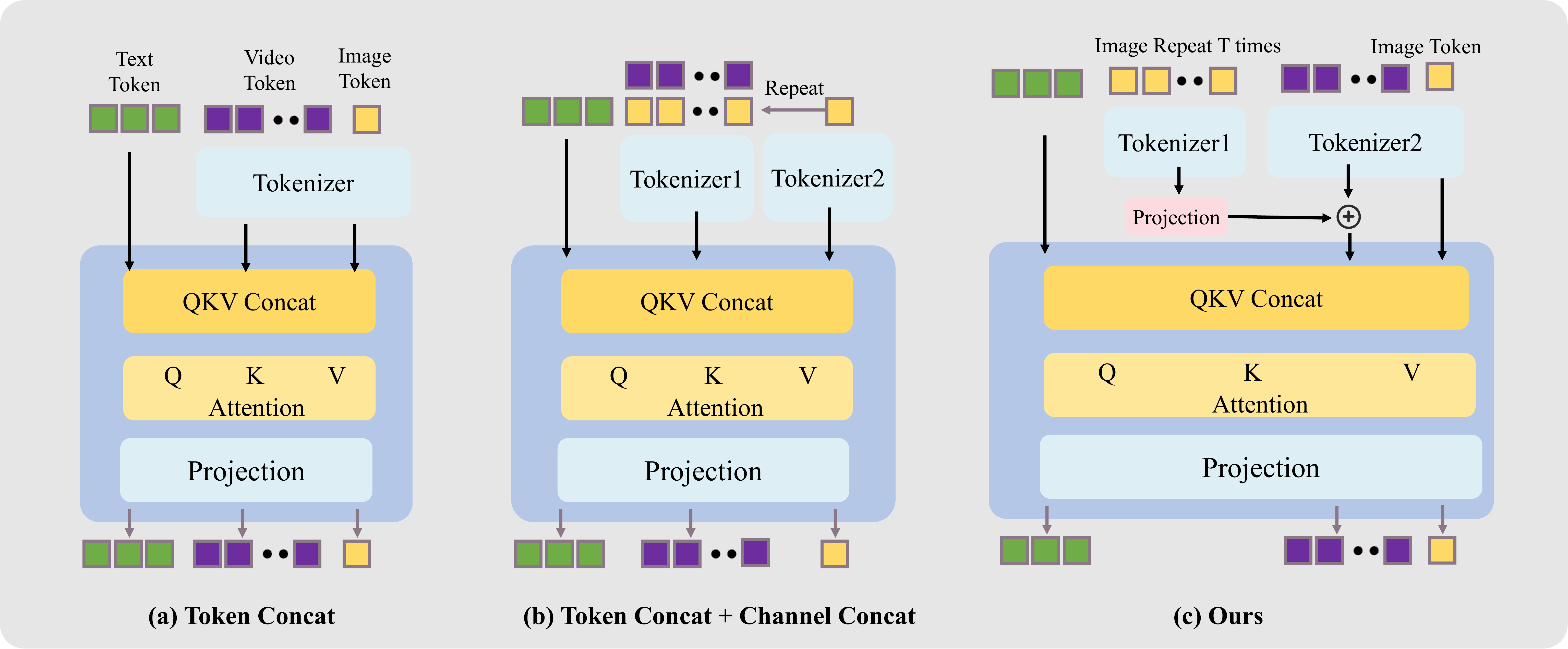 Three types of Character Image Injection Module.