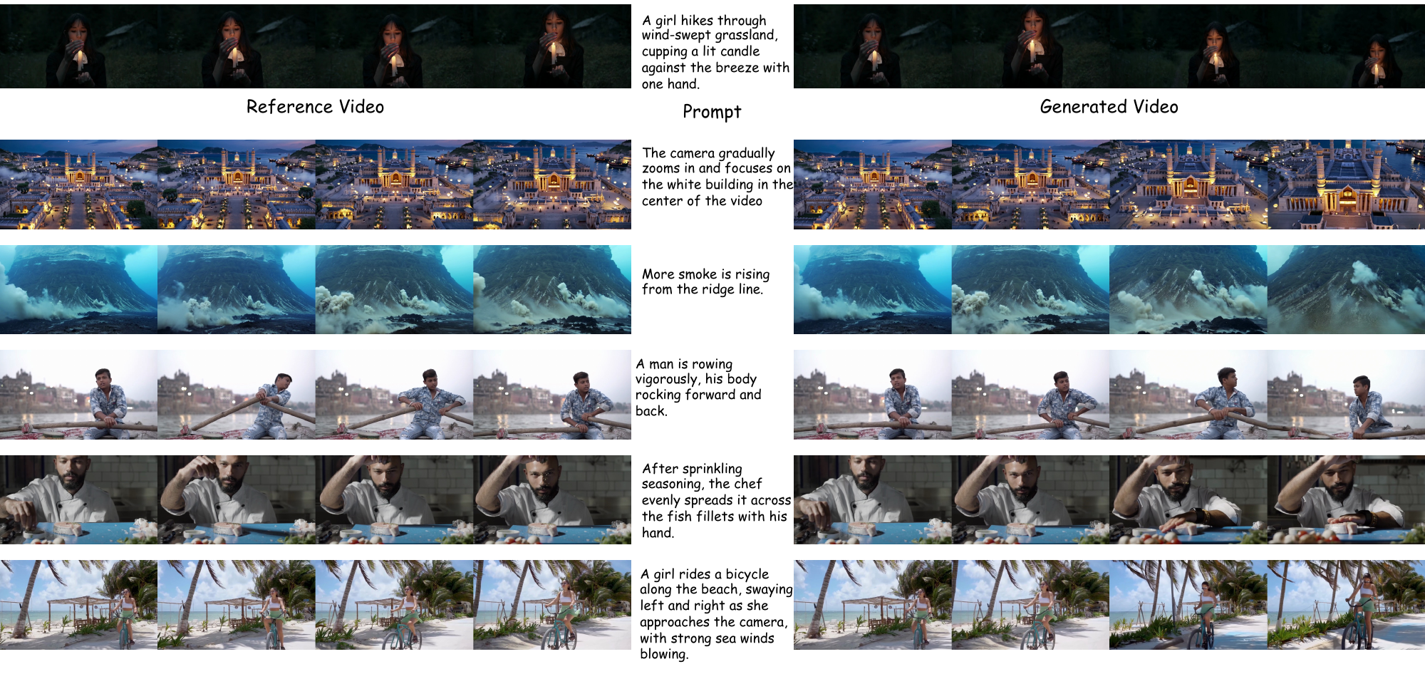 Single-shot Video Extension Results.