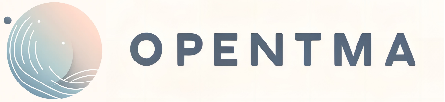 OpenTMA logo illustrating the project for stylized semantic gesture synthesis and text-motion alignment.