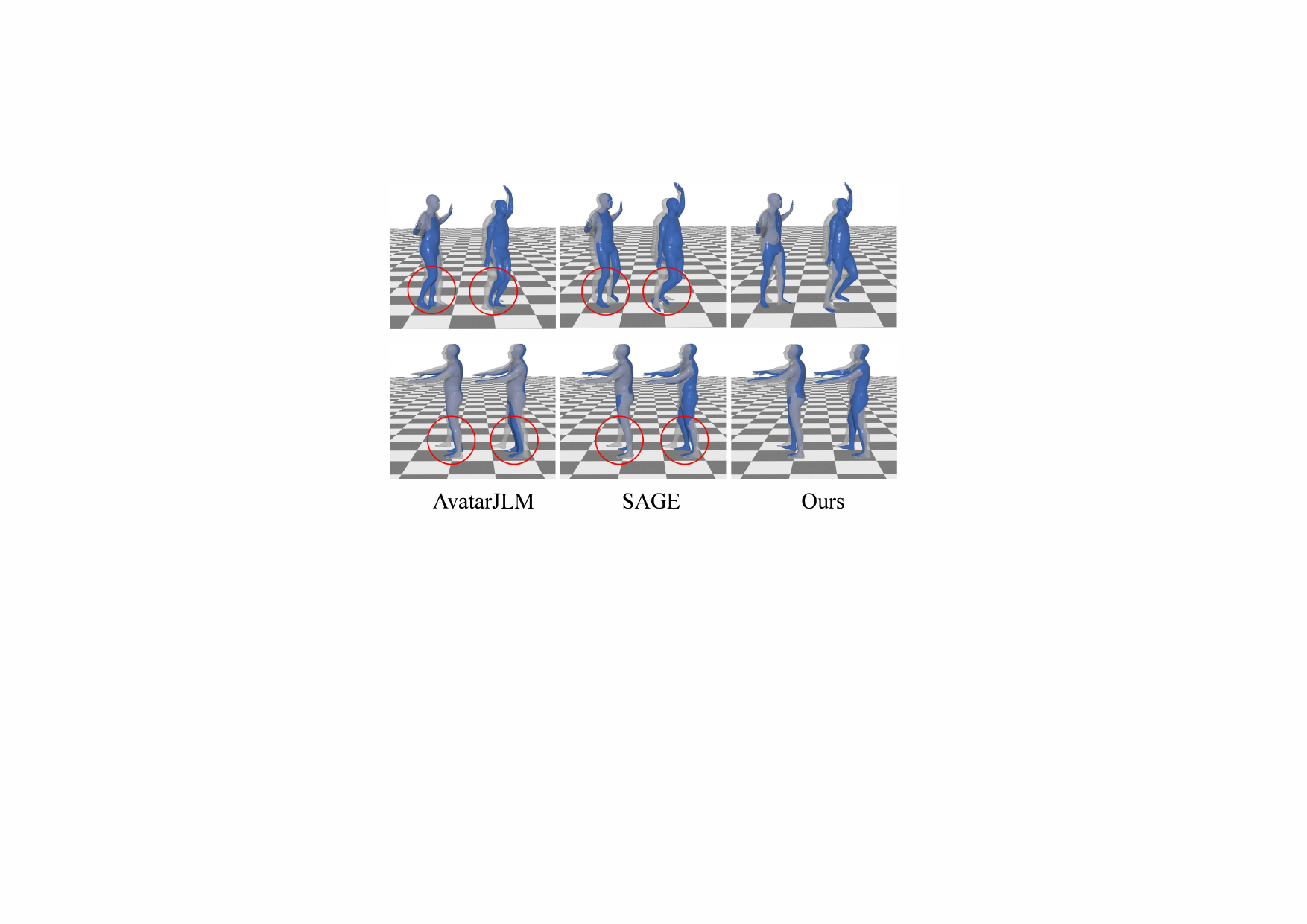 Visualization results on real data. Blue indicates the predicted results, while white represents the ground truth.