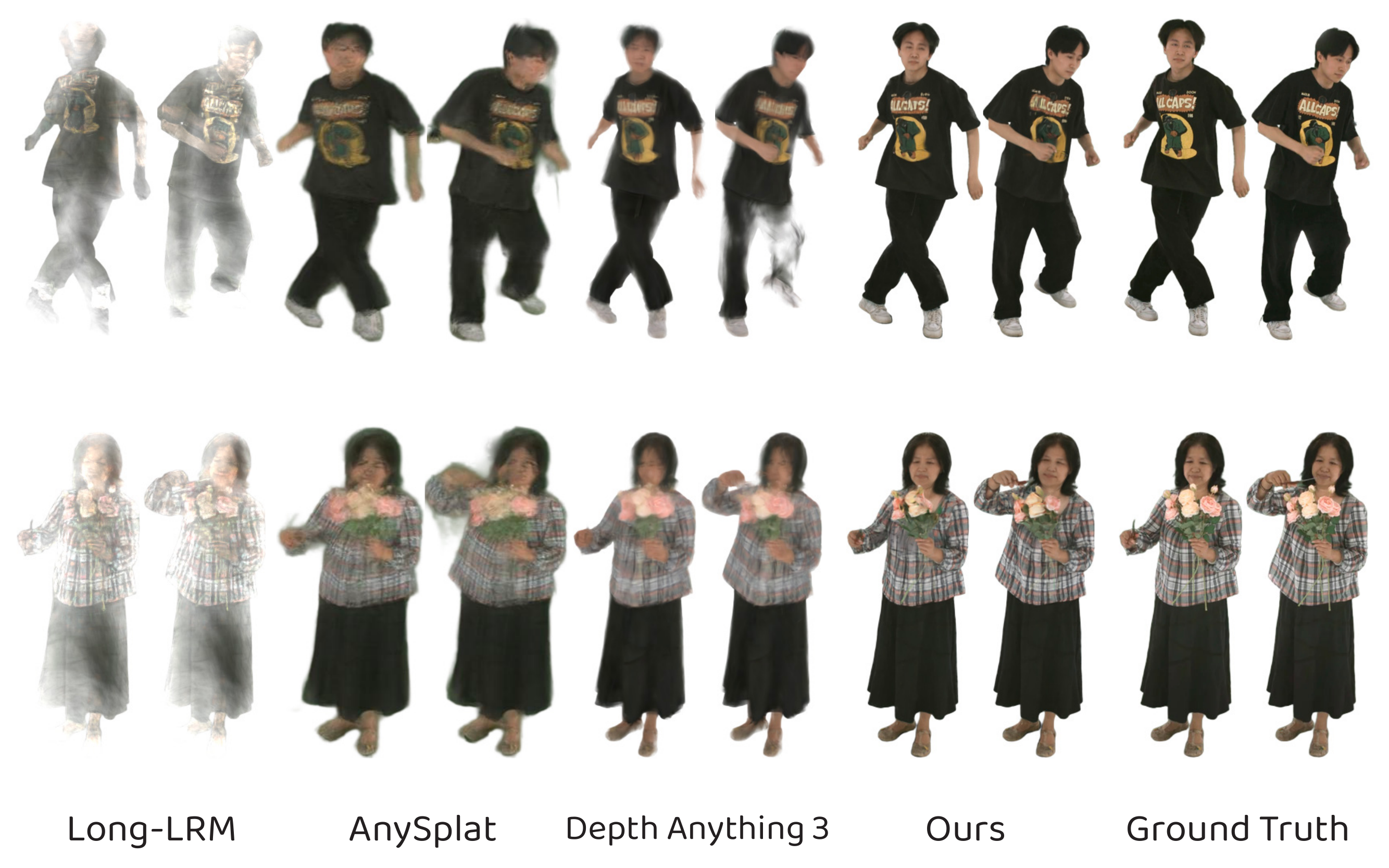 Dense input view comparison