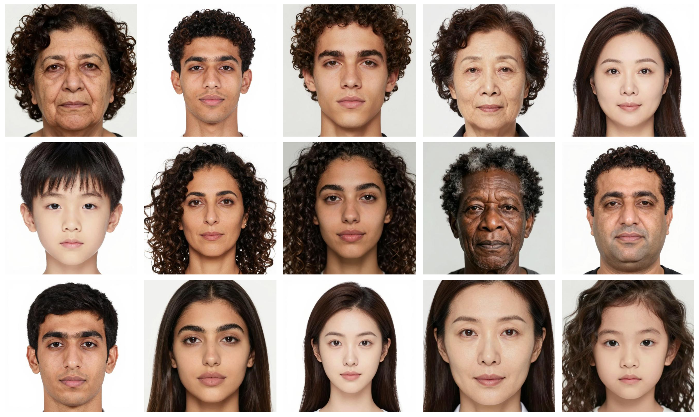 Cross-Referenced Editing synthetic reference faces