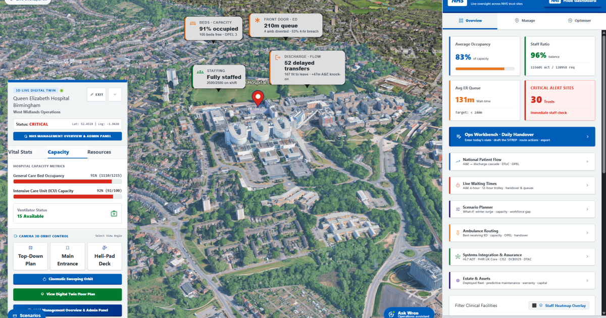 How Simam Digital Gave a Hospital Ops Digital Twin a Voice with Akapulu Labs